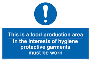 MH197: Food production hygiene PPE