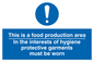 MH197: Food production hygiene PPE