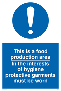 MH197: Food production hygiene PPE