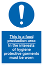 MH197: Food production hygiene PPE