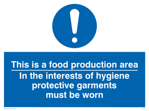 MH197: Food production hygiene PPE