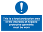 MH197: Food production hygiene PPE