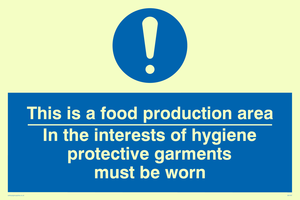 MH197: Food production hygiene PPE