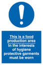 MH197: Food production hygiene PPE