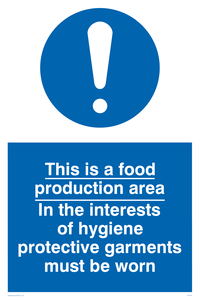 MH197: Food production hygiene PPE