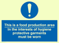 MH197: Food production hygiene PPE