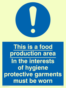 MH197: Food production hygiene PPE