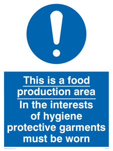 MH197: Food production hygiene PPE