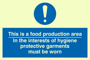 MH197: Food production hygiene PPE