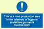 MH197: Food production hygiene PPE