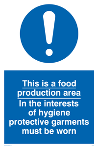 MH197: Food production hygiene PPE