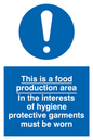 MH197: Food production hygiene PPE