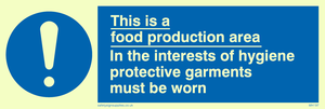 MH197: Food production hygiene PPE