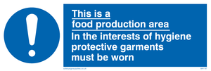 MH197: Food production hygiene PPE