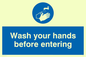 MH199: wash your hands before entering