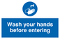 MH199: wash your hands before entering