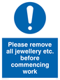 MH200: Remove all jewellery for work