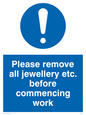 MH200: Remove all jewellery for work