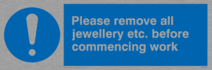 MH200: Remove all jewellery for work