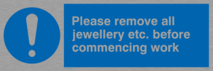 MH200: Remove all jewellery for work