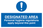 MH201: Designated area hygiene rules
