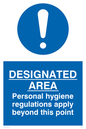 MH201: Designated area hygiene rules