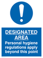 MH201: Designated area hygiene rules