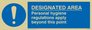 MH201: Designated area hygiene rules