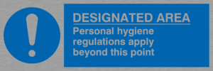 MH201: Designated area hygiene rules