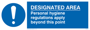 MH201: Designated area hygiene rules