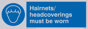 MH204: hairnets/headcoverings must be worn