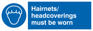 MH204: hairnets/headcoverings must be worn