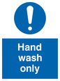 MH205: hand wash only