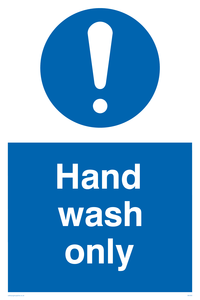 MH205: hand wash only