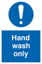 MH205: hand wash only