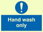 MH205: hand wash only