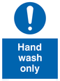 MH205: hand wash only