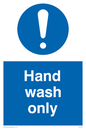 MH205: hand wash only