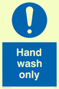 MH205: hand wash only
