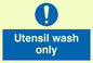 MH206: utensil wash only