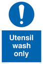 MH206: utensil wash only