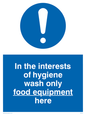 MH210: Wash only food equipment here