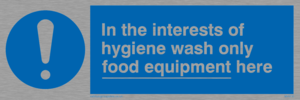 MH210: Wash only food equipment here