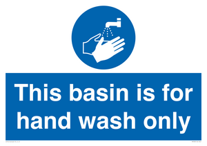 MH5322: Basin for hand wash only