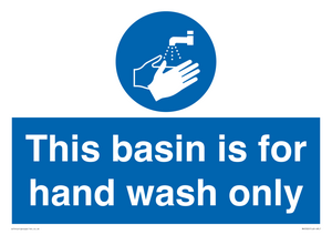 MH5322: Basin for hand wash only