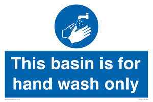 MH5322: Basin for hand wash only
