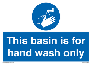 MH5322: Basin for hand wash only