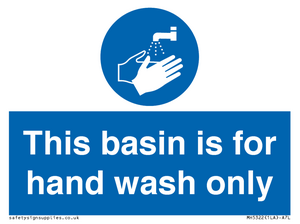 MH5322: Basin for hand wash only
