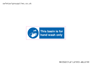 MH5322: Basin for hand wash only