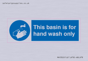 MH5322: Basin for hand wash only